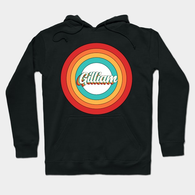 Gilliam Name Shirt Vintage Gilliam Circle Hoodie by Nikkyta